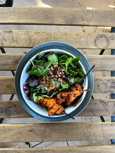 Chicken Skewer Salad