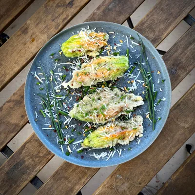 Fried Squash Blossoms