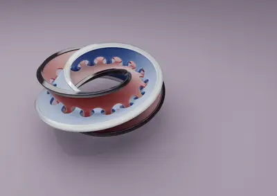 Linked Möbius Bands