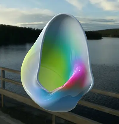 Glass Möbius Strip