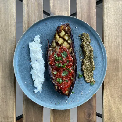 Roasted Eggplant And Marinara