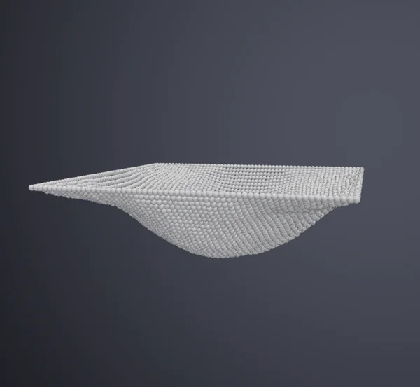 Coupled Oscillator Cloth