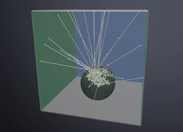 Pathtrace Sim Subsurface Scattering Multiple