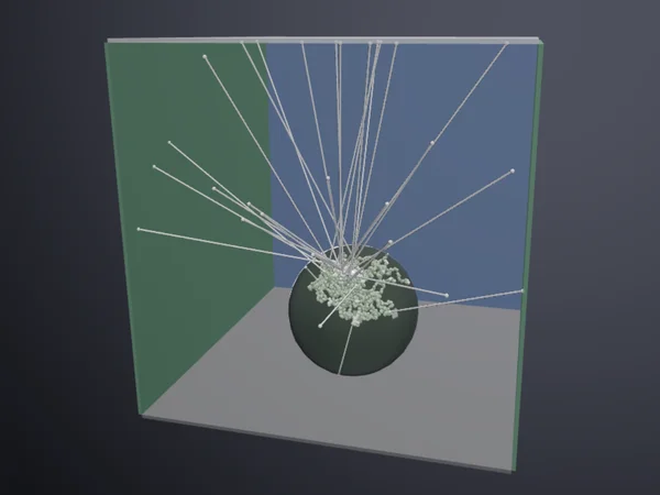 Pathtrace Sim Subsurface Scattering Multiple