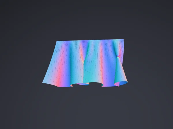embedding test exponential curtain