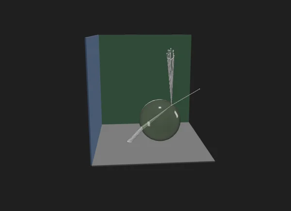 Pathtrace Sim Refraction