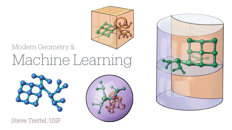 Title slide of Geometry, Math and ML
