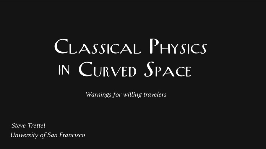 Title slide of Hyperbolic Physics