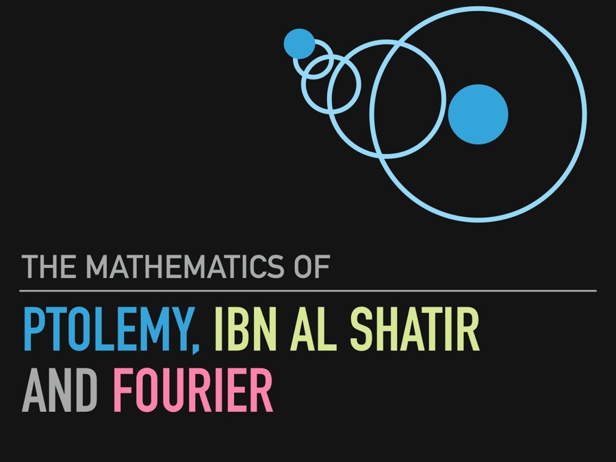 Title slide of From Ptolemy to Fourier