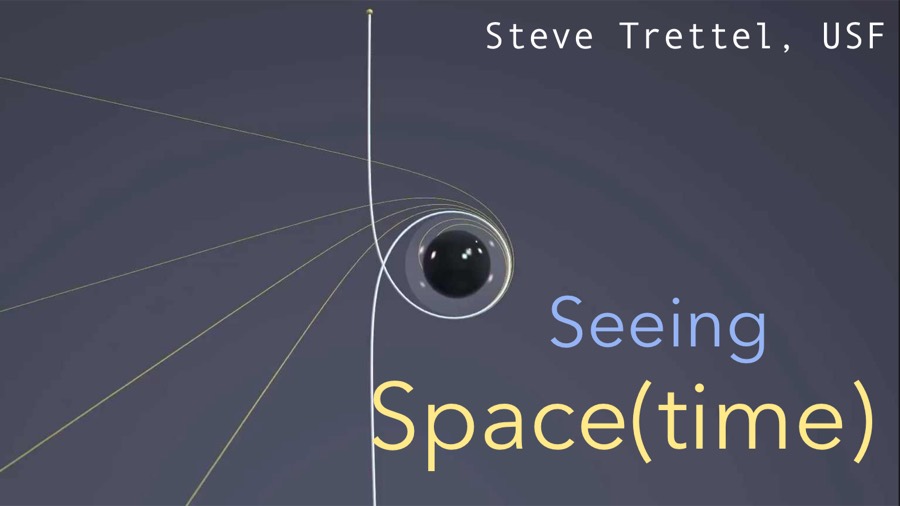Title slide of Seeing Spacetime