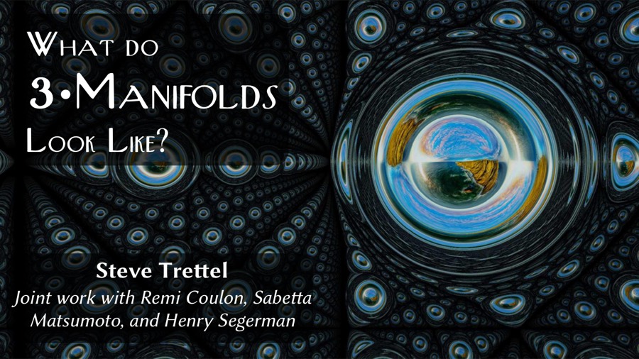 Title slide of What do 3-Manifolds Look Like?